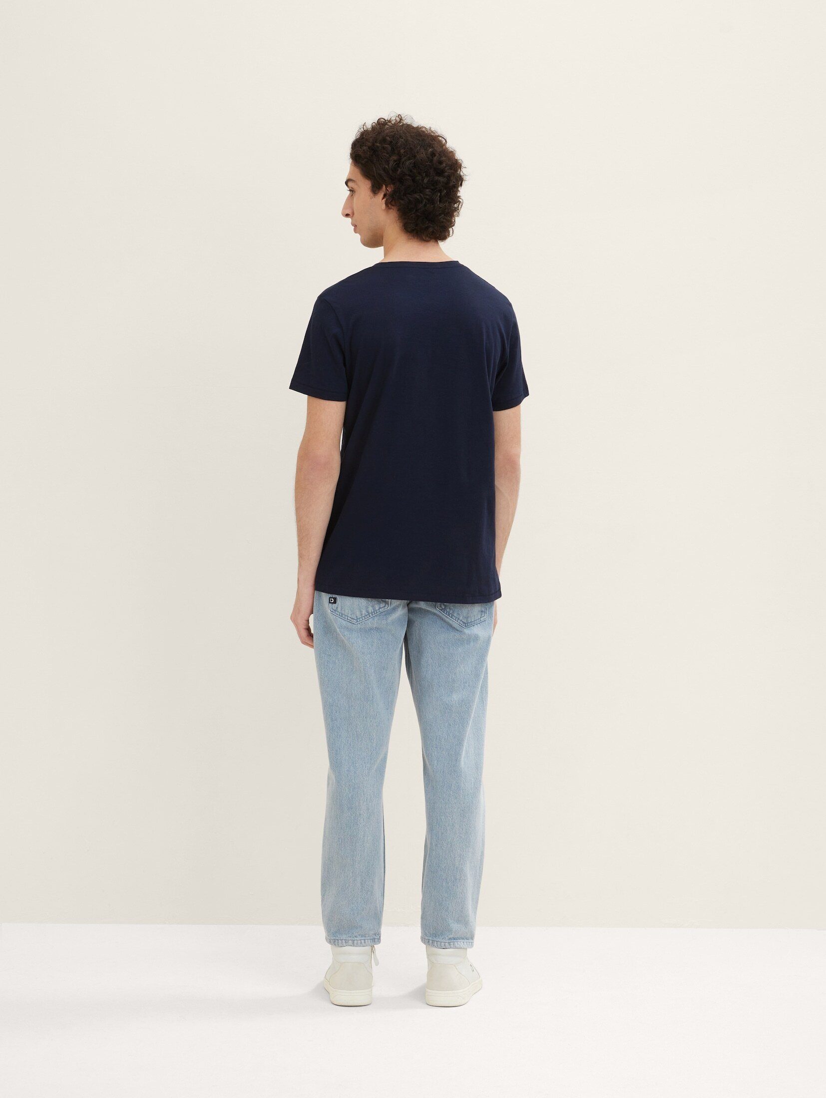 T-Shirt Denim im Basic Doppelpack TAILOR TOM T-Shirt