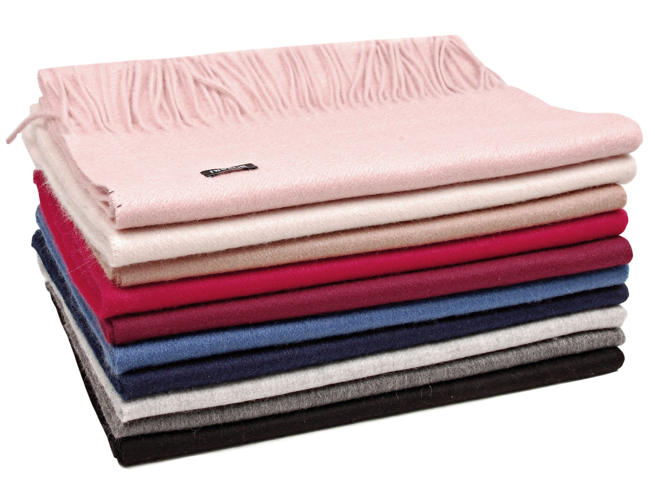 Bovari Kaschmirschal Kaschmir Schal Damen – 100% Kaschmir/Cashmere – Premium Qualität, 180 x 31 cm – Bild 4 von 4