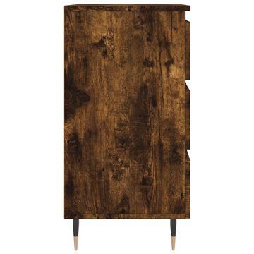 vidaXL Nachttisch Nachttisch Räuchereiche 40x35x69 cm Holzwerkstoff (1-St)