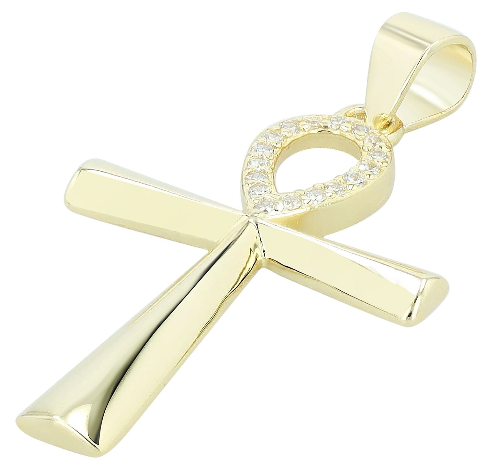 AKZENT Kettenanhänger Ankh 925/- Echt Silber günstig online kaufen