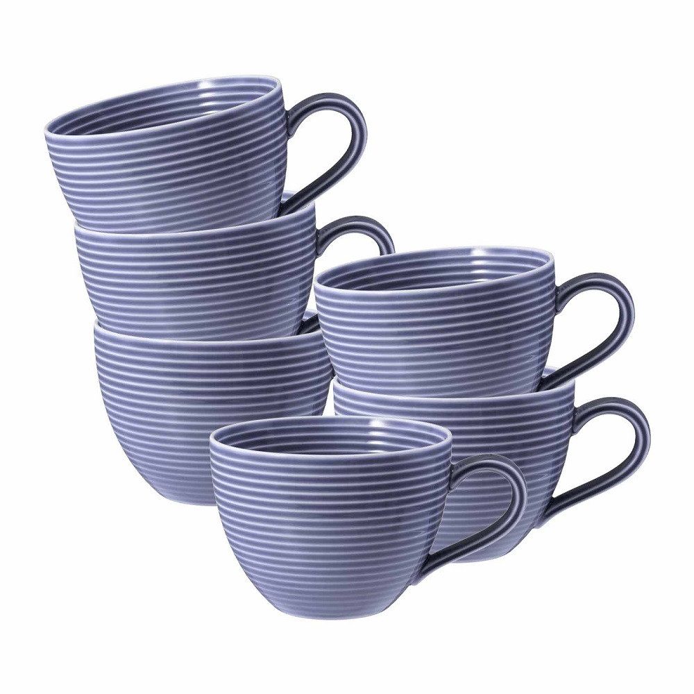 Seltmann Weiden Кружки Seltmann Weiden Beat Fliederblau Kaffeeobertasse 0,26 l 6er Set, Porzellan