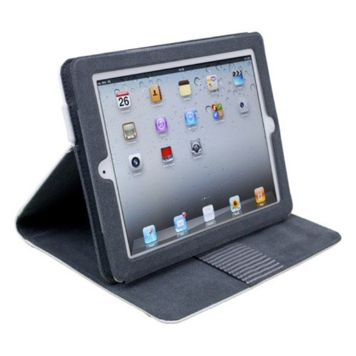 GOLLA Tablet-Hülle Folio Klapp-Tasche Falt-Hülle Ständer Weiß, Anti-Kratz, passend für Apple iPad 9,7"