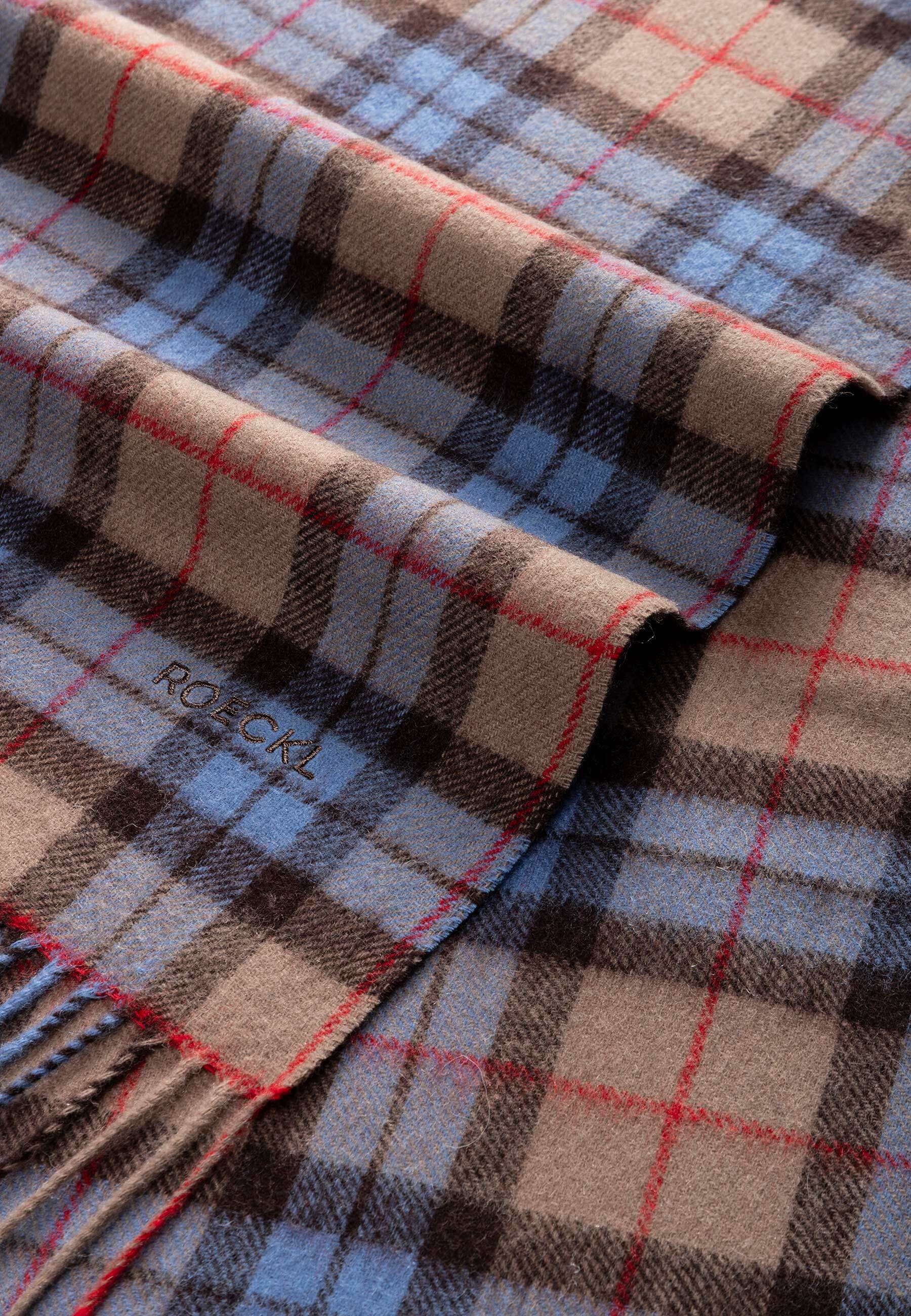 Roeckl Schal STRIPE TARTAN, weicher Wollschal