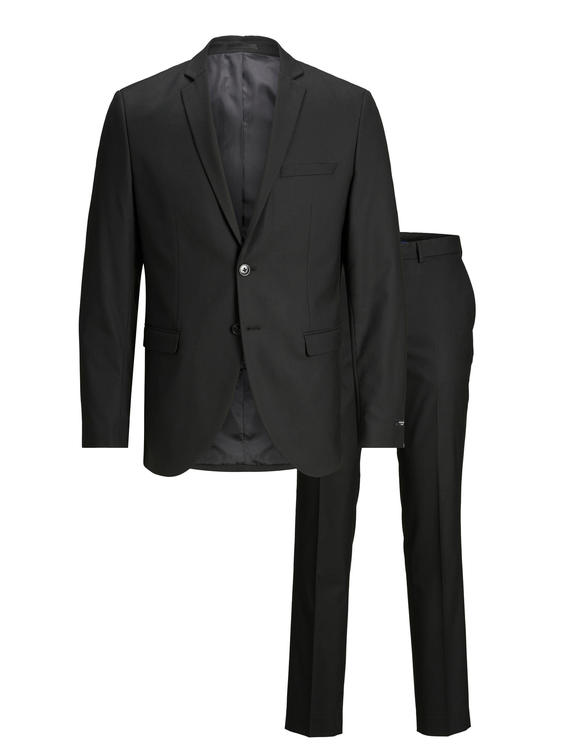 Jack & Jones PlusSize Anzug JPRFRANCO SUIT NOOS PLS (2-tlg) aus Polyester, Viskose und Elasthan, Slim Fit Passform, pflegeleicht – Bild 5 von 5
