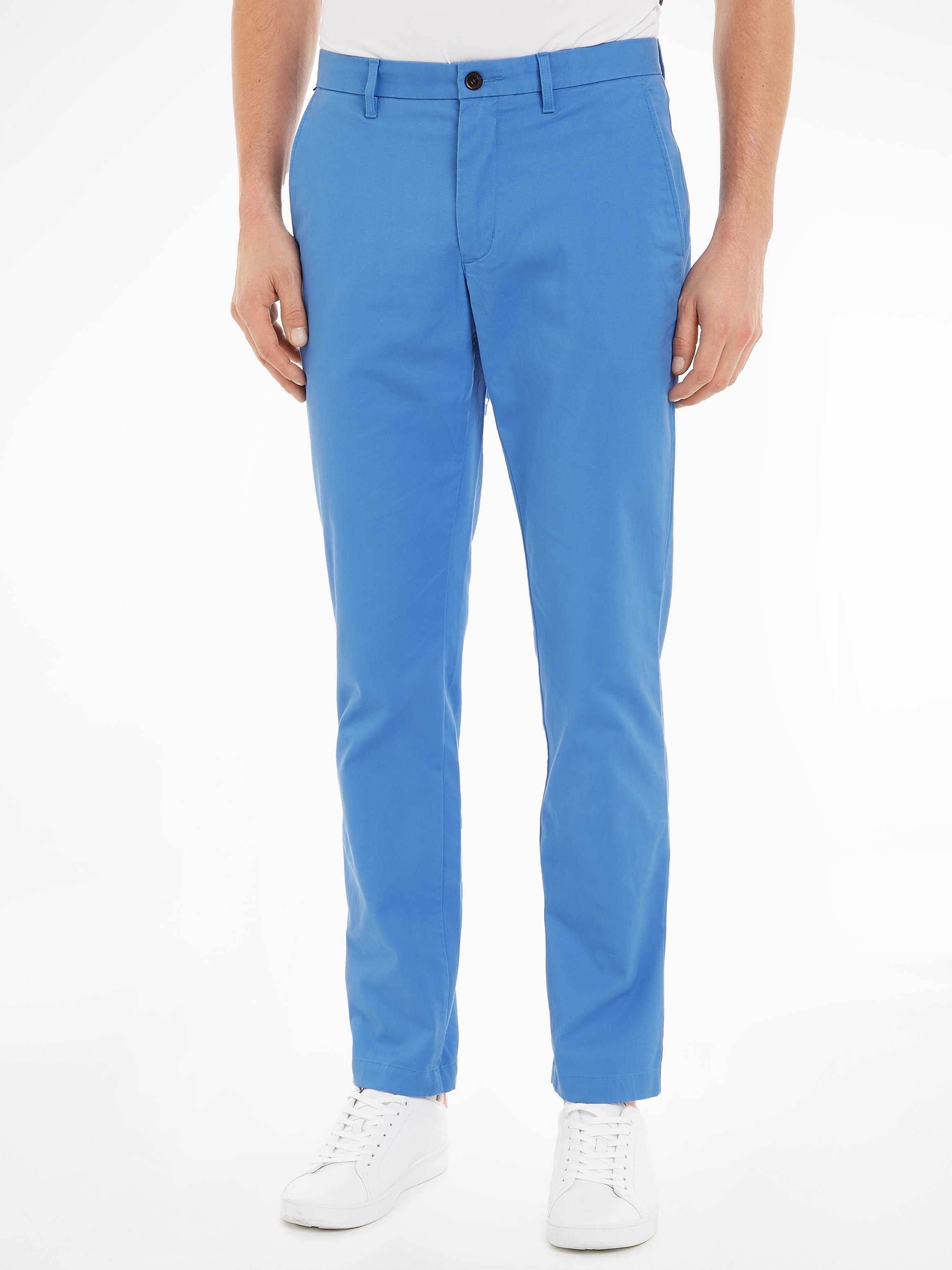 Tommy Hilfiger Chinohose DENTON CHINO 1985 PIMA COTTON von der Kollektion aus 1985 inspiriert Iconic Blue | Stretchhosen