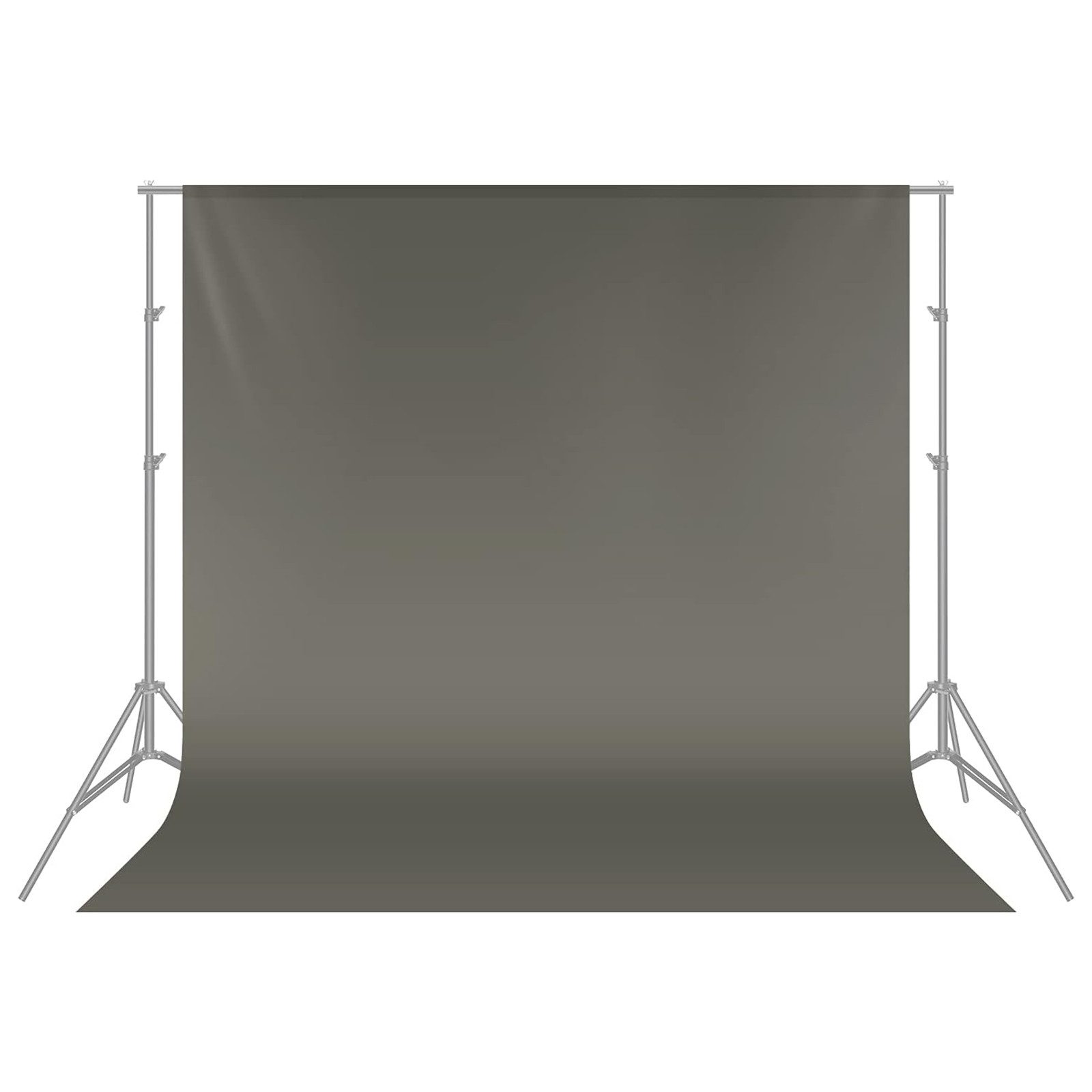 Neewer Hintergrundtuch BD-0609 Fotohintergrund 1.8x2.8m faltbar Grau 100% reine Musselin, zusammenklappbar