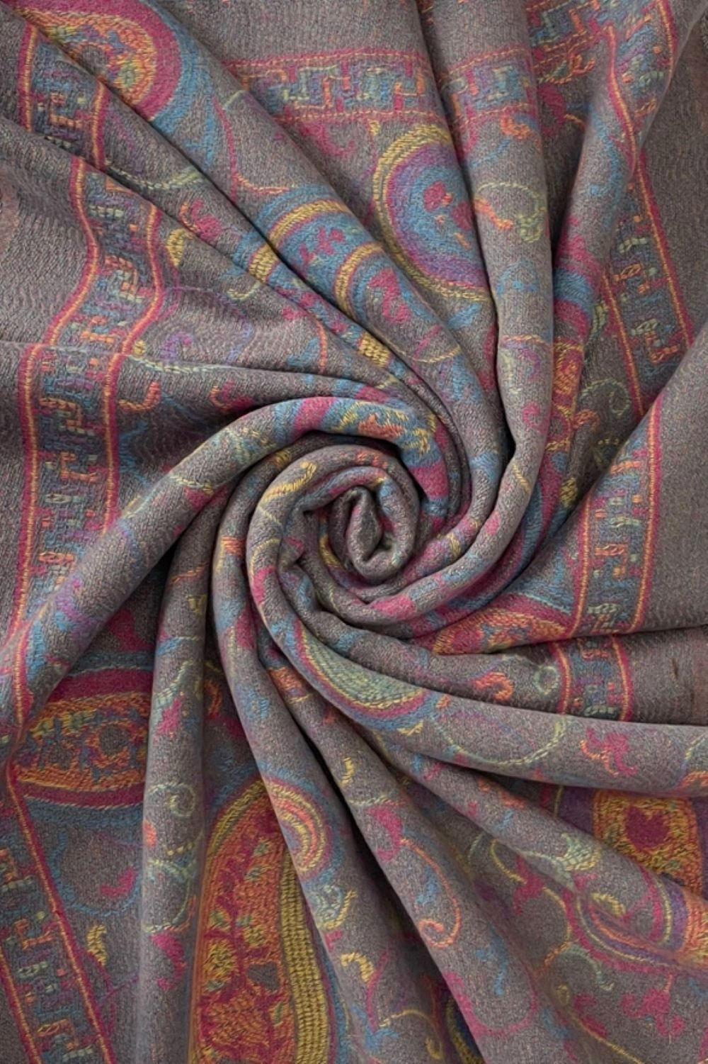 Fashion Scarf World Modeschal Eleganter Winter-Schal mit feinem Paisley-Gewebe und Fransenabschluss, Für Sie und Ihn – ein stilvolles Unisex-Accessoire für jeden Anlass