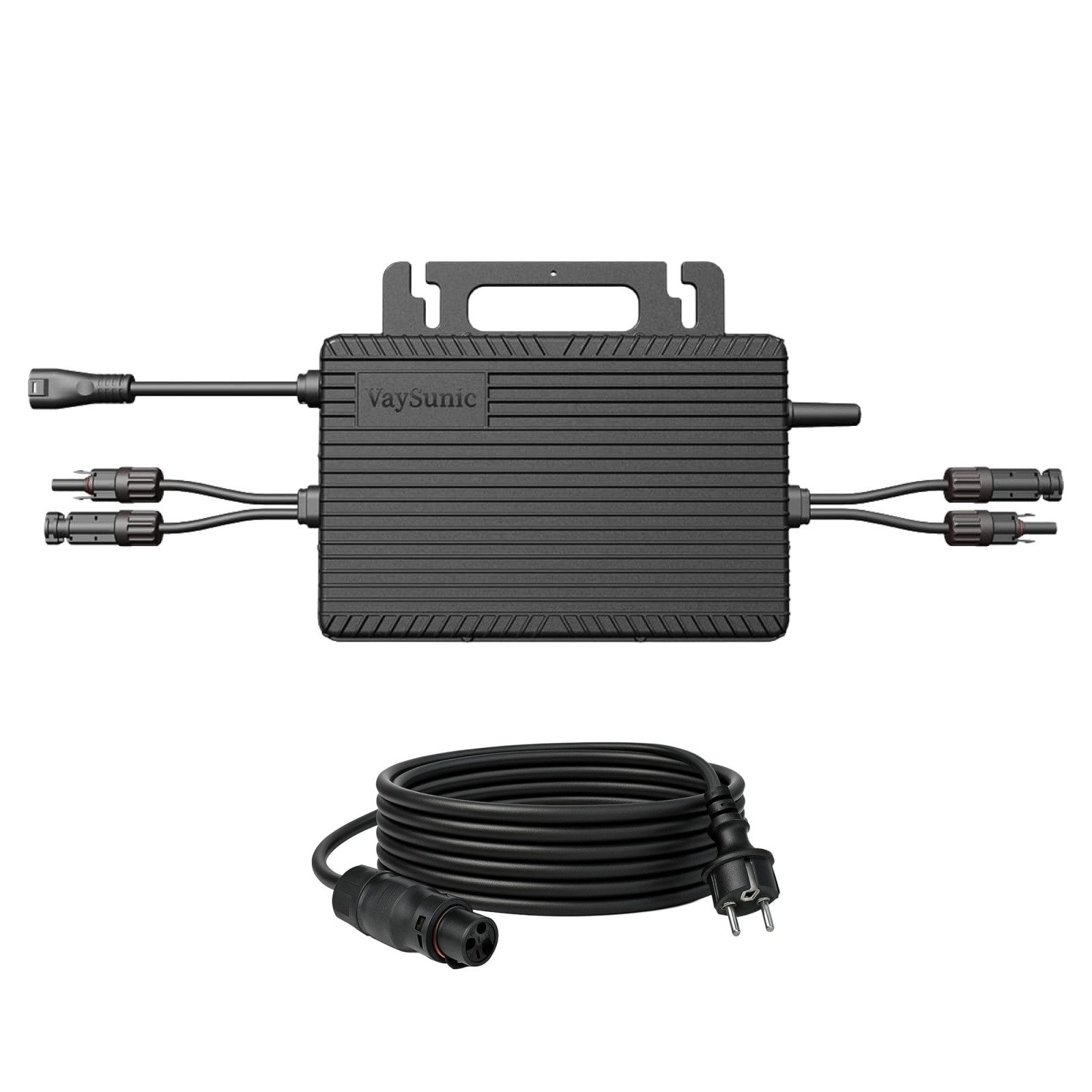 SUNNIVA Wechselrichter Vaysunic Mikro-Wechselrichter 800 W VM800WE/BE-P2 für Balkonkraftwerk, (IP67 wetterfest, Plug&Play Installation, 2 MPPT, Sub‑1G & WIFI, inkl.5m Anschlusskabel Micro Inverter)