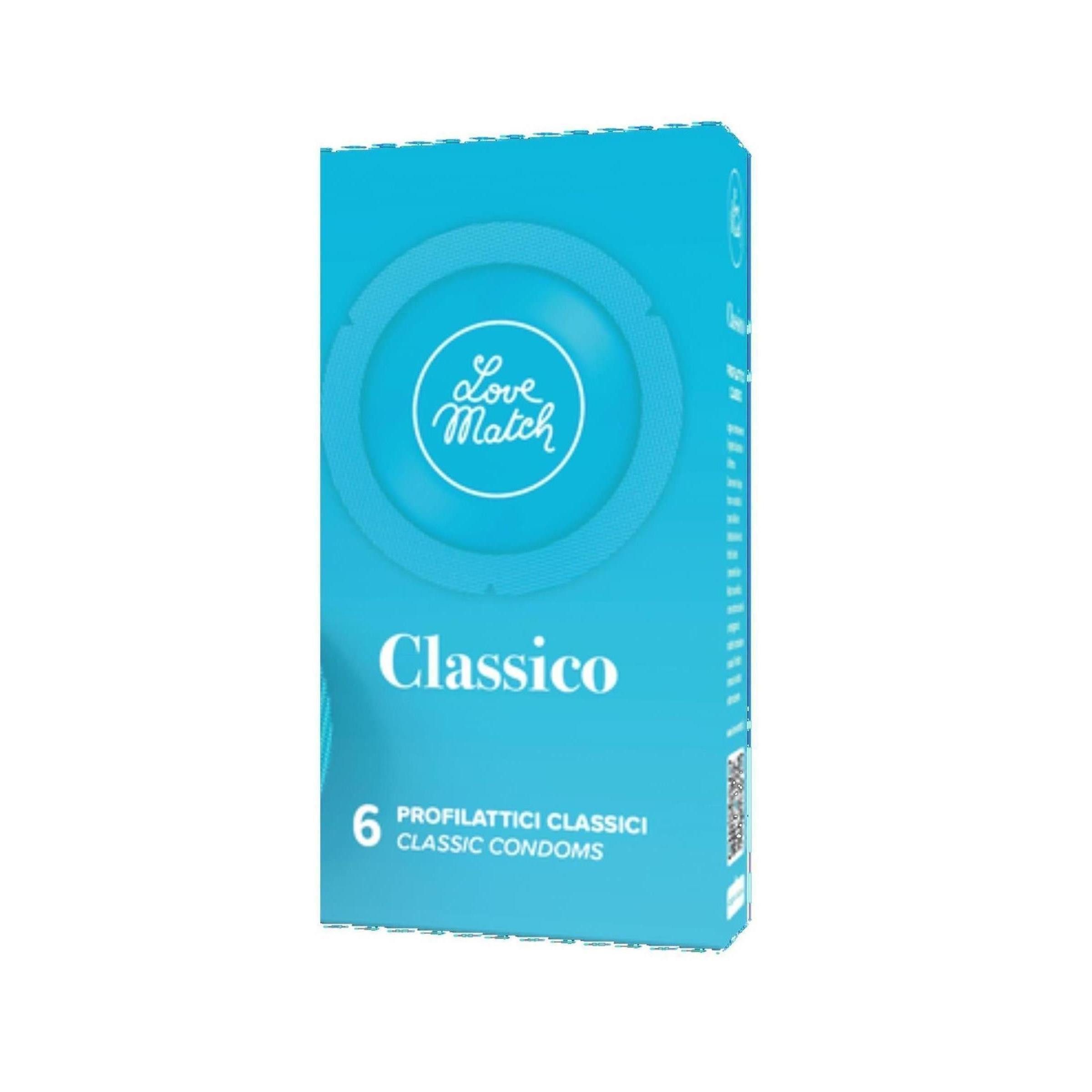 Love Match Einhand-Kondome Love Match - Classico - Condoms - 6 Pieces - (div. Packung, 144 St.