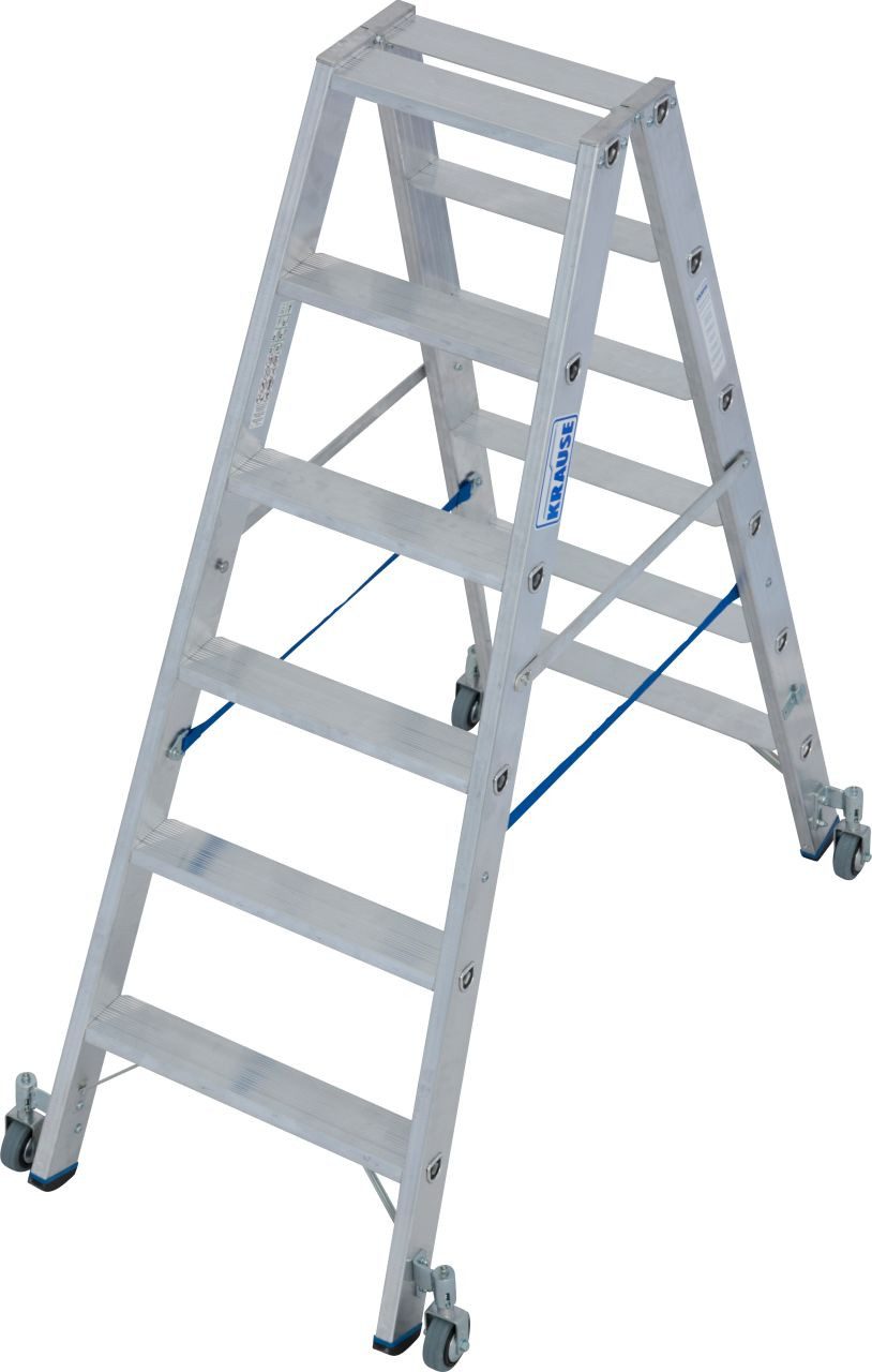 KRAUSE Double Ladder Krause Aluminium Double Ladder STABILO Mobile 2.95