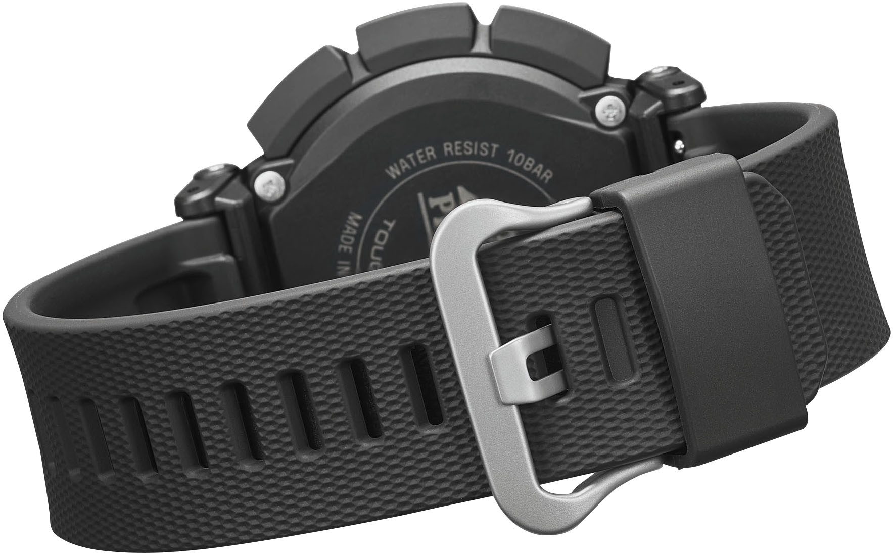 CASIO PRO TREK Chronograph PRG-340-1ER, Quarzuhr, Armbanduhr, Herrenuhr, Funk, Solar, Stoppfunktion, Weltzeit