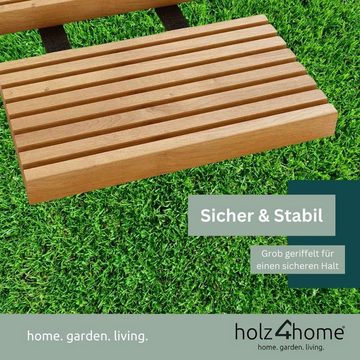 holz4home Gartensteg Rollweg Aus Lärche 25 cm, Einfach Ausrollen, Witterungsbeständig