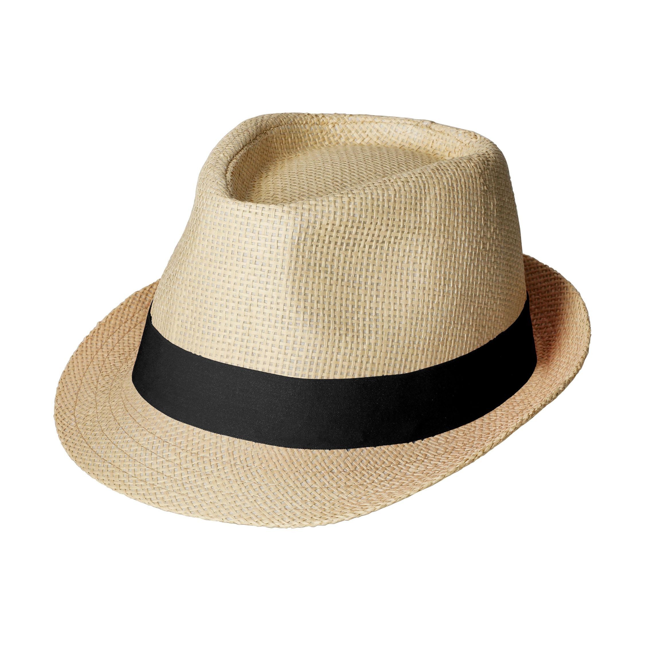 elasto Schirmmütze Sommerhut SALVADOR Sonnenhut Damen & Herren aus Papier/Stroh