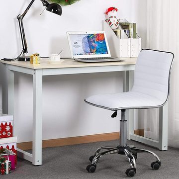 Yaheetech Drehstuhl, Bürostuhl, Kunstleder Schreibtischstuhl, höhenverstellbar