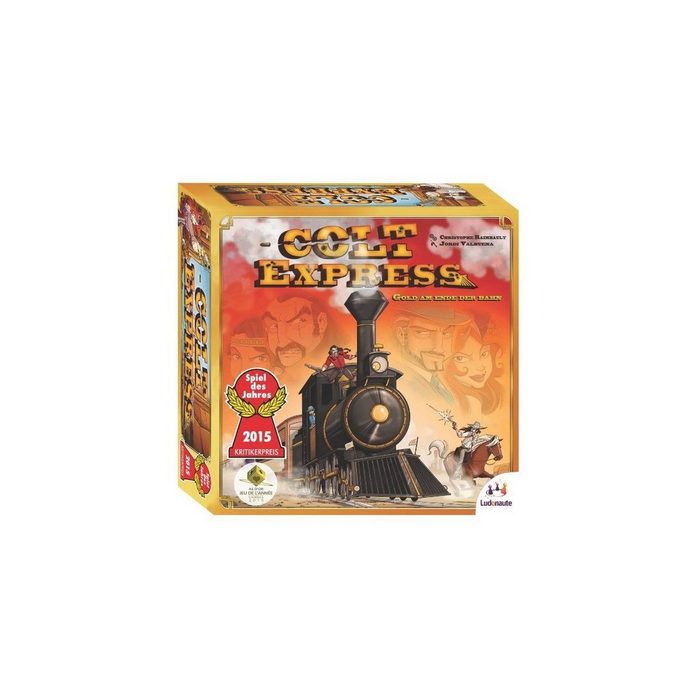 Asmodee Spiel 217632 - Colt Express - Grundspiel Figurenspiel 2-6...