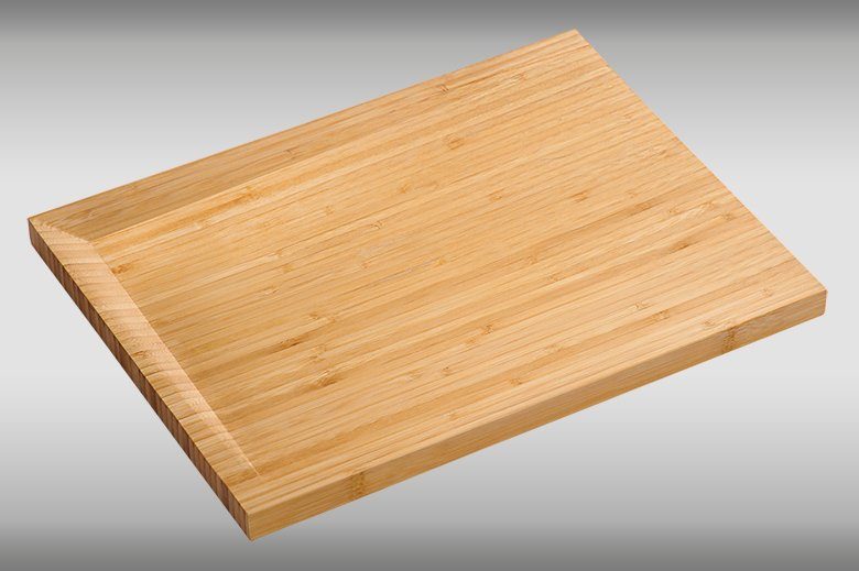 KESPER for & FSC®-zertifiziertem Schraubfüße kitchen home - Bambus, Schneidebrett, 100% Fläche schräge zwei Bambus