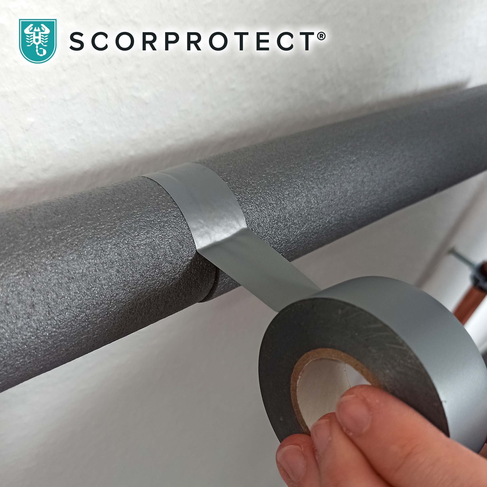 Scorprotect® Klebeband 25 m PVC Klebeband 50 silber x mm ® Scorprotect