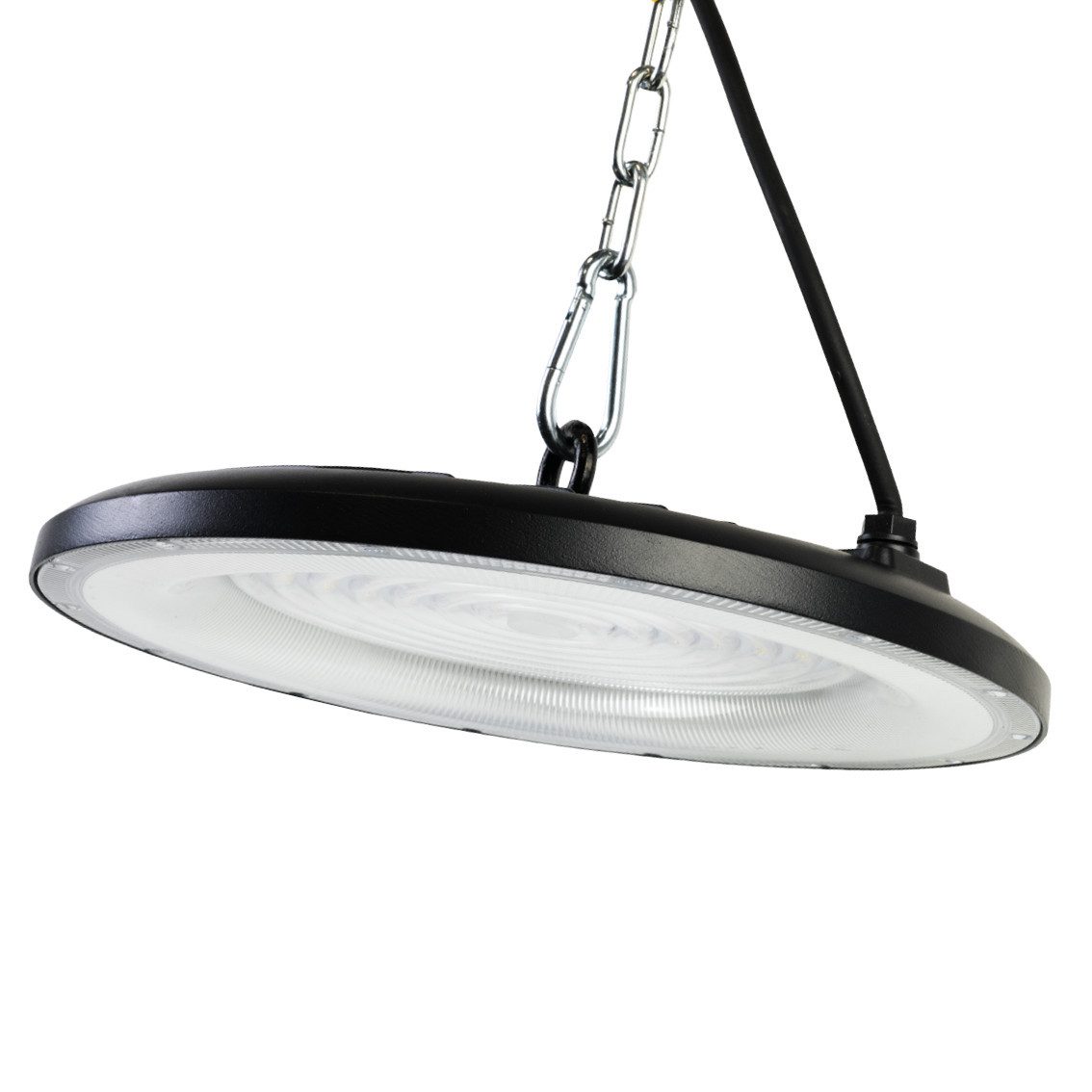 LUXULA LED Arbeitsleuchte LUXULA LED Hallenstrahler HighBay 200 W CCT einstellbar Schwarz, LED fest integriert, Farbwechsler