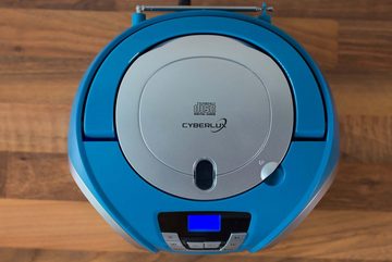 Cyberlux CL-900 tragbarer CD-Player (CD, Boombox,tragbar,LED-Disco-Beleuchtung,FM Radio mit MP3 USB)
