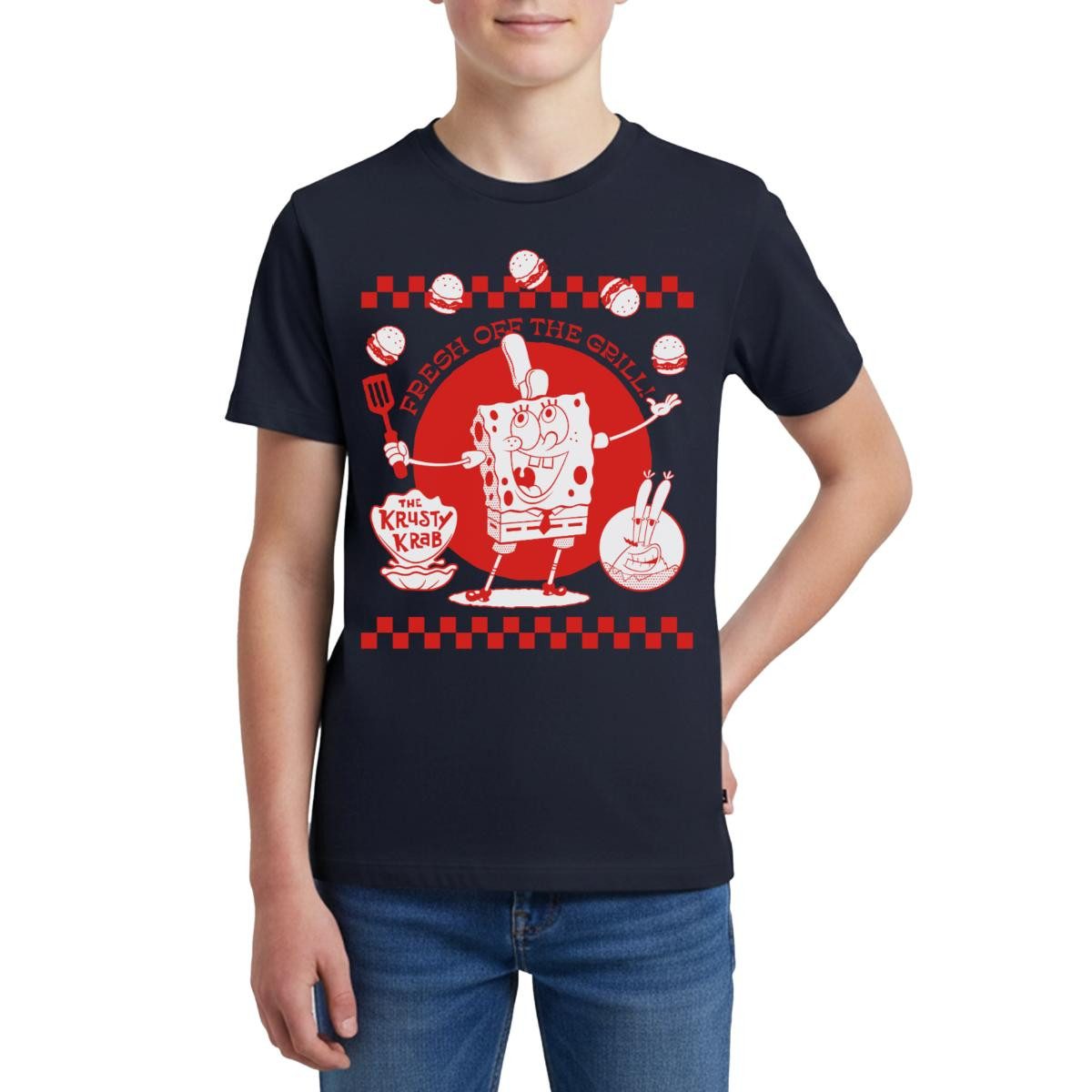 T-Shirt Spongebob Schwammkopf Fresh Off The Grill Teenager Premium T-Shirt