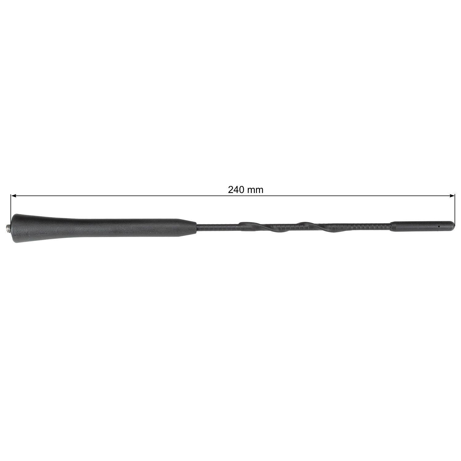 tomzz Audio DAB Antenne Auto Kombi Dach Antenne DAB+ UKW AM FM mit Verstärker SMB Autoradio-Ersatzantennenstab – Bild 5 von 5