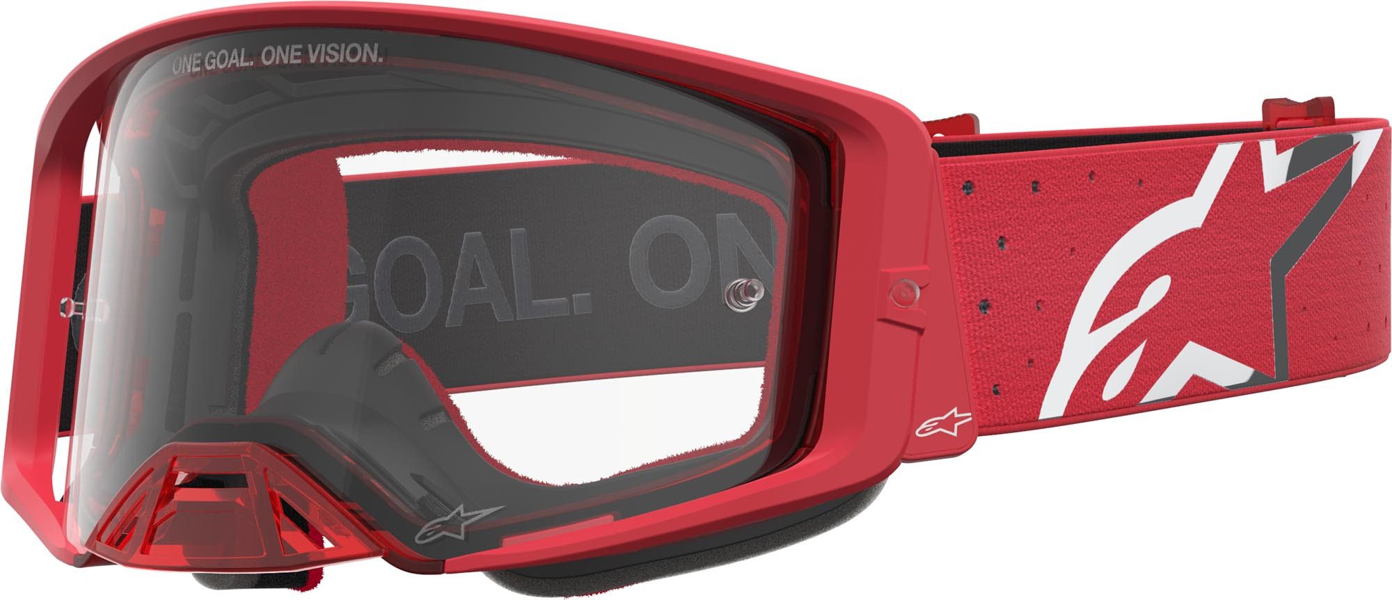 Alpinestars Motorradbrille Supertech Vesta Motocross Brille, Mit Band