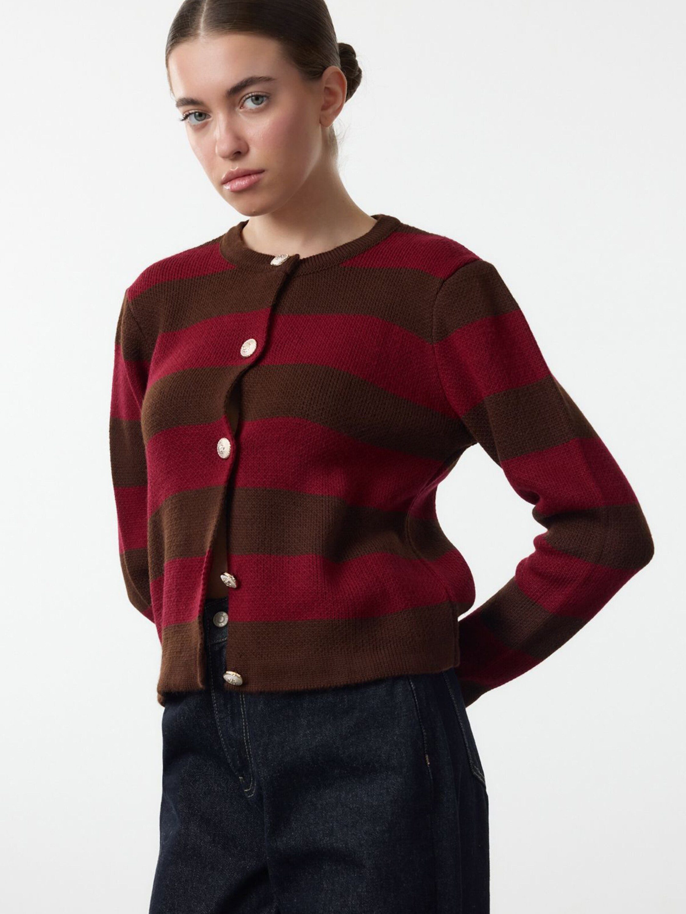 Trendyol Strickjacke (1-tlg) Plain/ohne Details günstig online kaufen