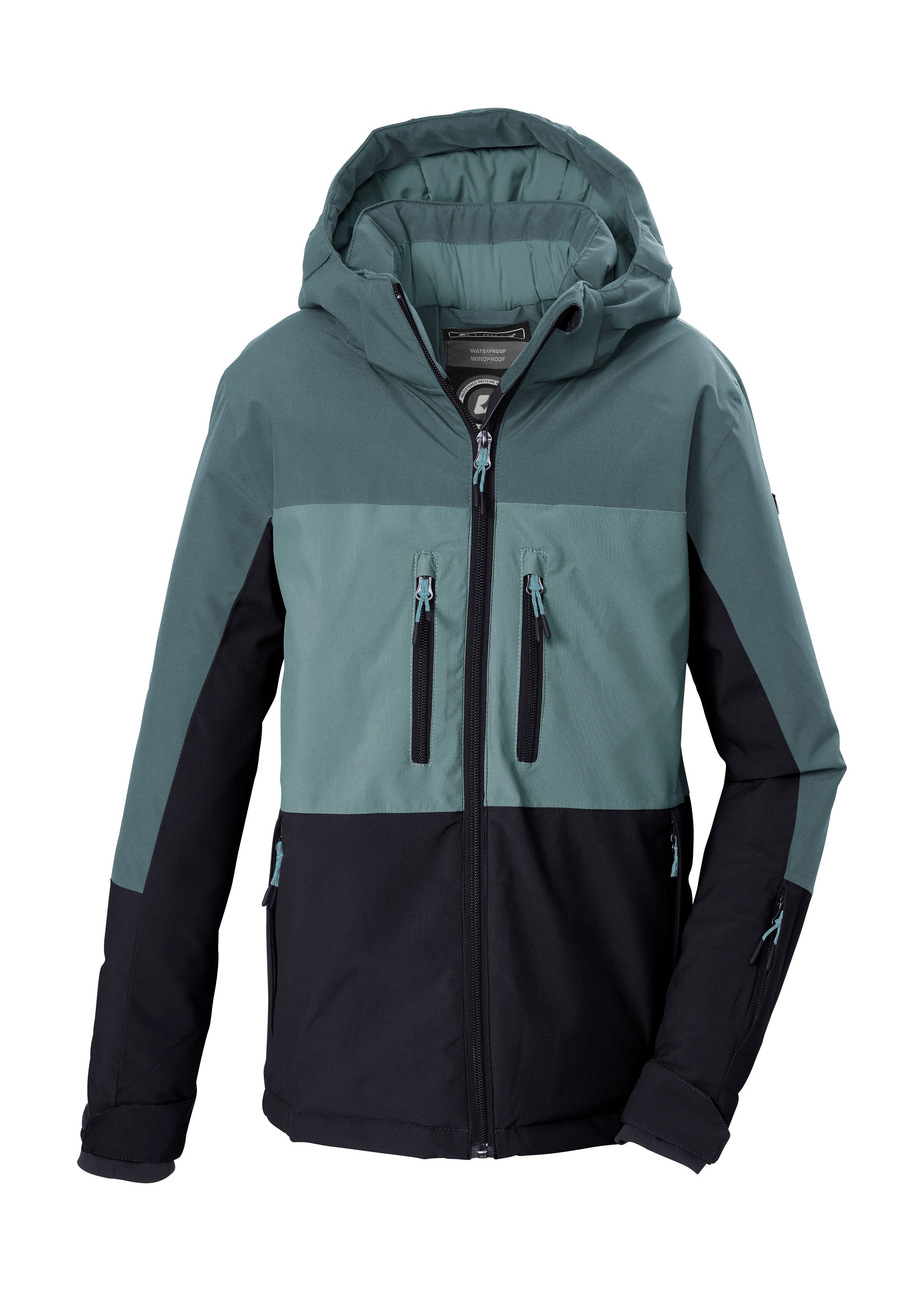 Killtec Funktionsjacke KOW 174 BYS JCKT Killtec Kids Jacke: Wasserdicht, reflektierend, abnehmbare Kapuze