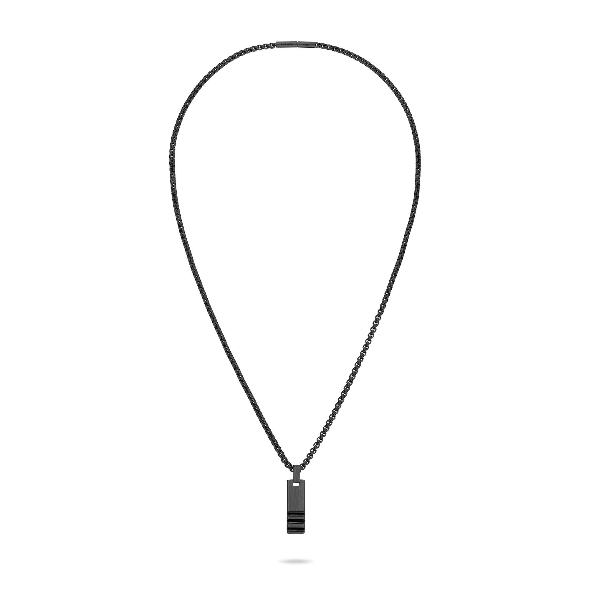 Halskette FYNCH-HATTON Edelstahlkette schwarz