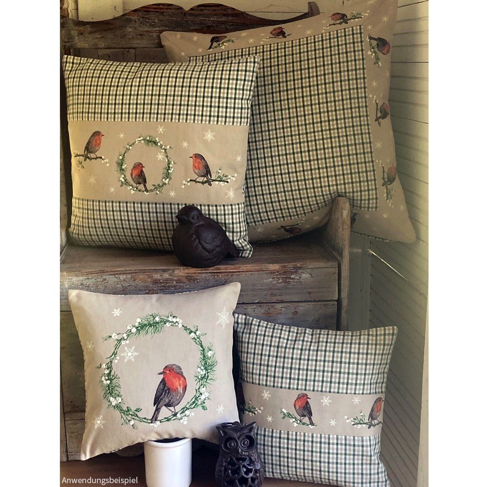 matches21 HOME & HOBBY Kissenbezüge Kissen-Bezug 30x30 cm Landhaus-Stil Win günstig online kaufen