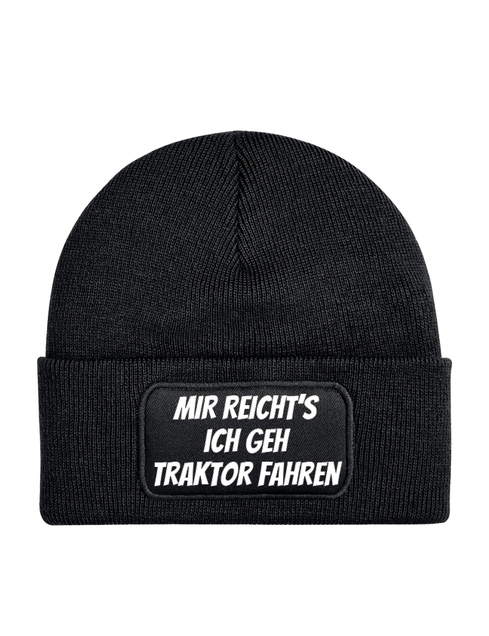 Youth Designz Beanie Herren & Damen unisex Mütze Beanie "Traktor Fahren" Print Statement mit lustigen und stylischen Aufdruck Geschenk für Männer und Frauen