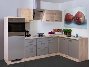 Flex-Well Küche Riva, wahlw. mit E-Geräten, Stellmaß 280x170 cm, viele Farbvarianten