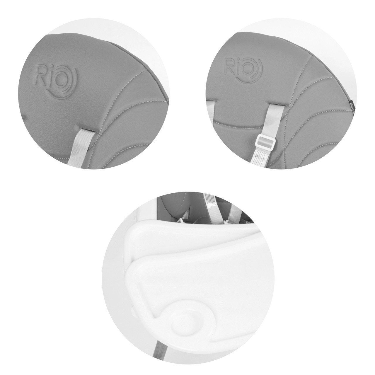 Chipolino Kombihochstuhl Kinderhochstuhl Rio 2 in 1, Kinderstuhl rutschfeste Beine 5-Punkt-Gurt