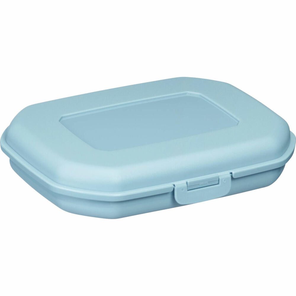 WESTMARK Lunchbox Brotdose/Snackbox, mit Klick-Verschluss, Höhe: ca. 3,7 cm, Blau, PP