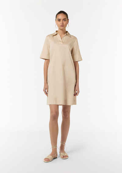 Comma Minikleid Kleid mit Tunika-Ausschnitt