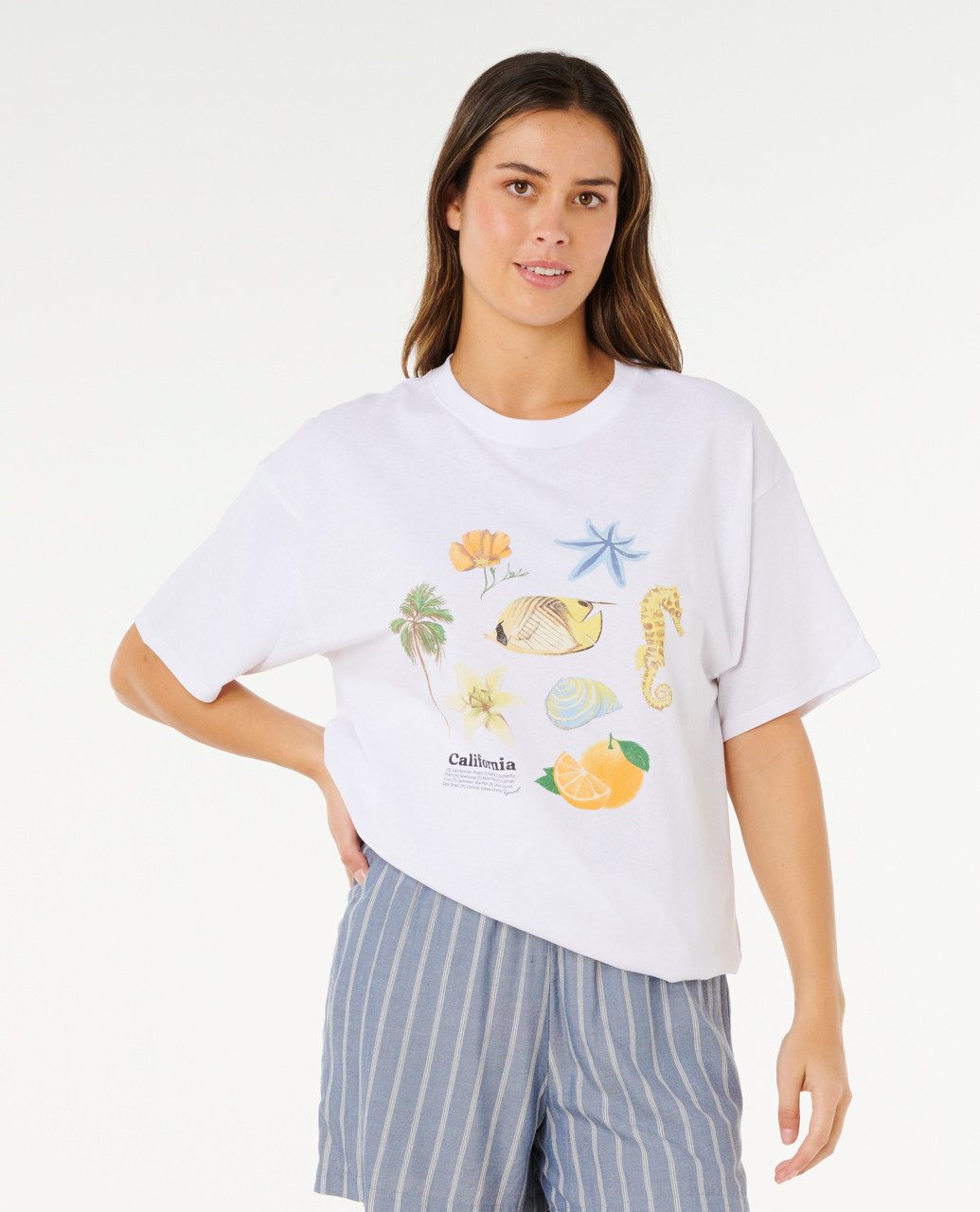 Rip Curl Print-Shirt Poolside Heritage T-Shirt