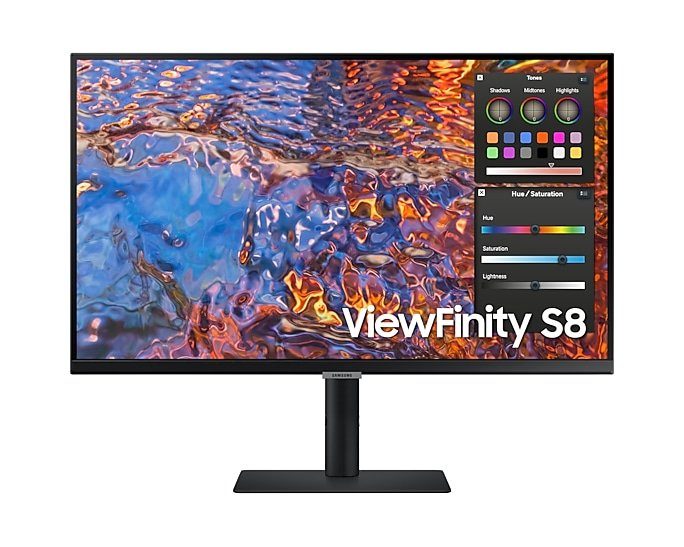 Samsung S27B800PXP LED-Monitor (68,6 cm/27 ", 3840 x 2160 px, 4K Ultra HD, 5 ms Reaktionszeit, 60 Hz)