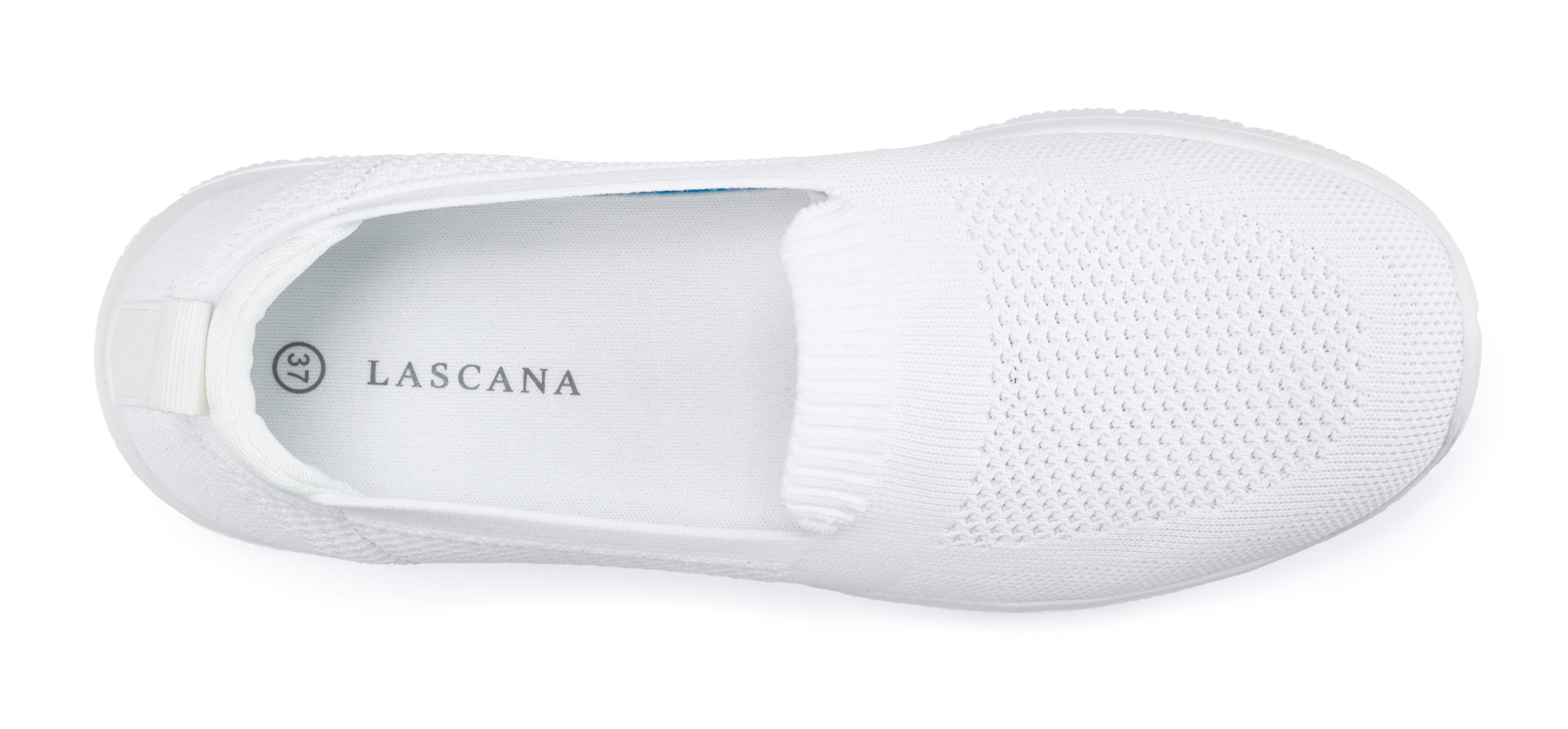 LASCANA Halbschuh, Sneaker, Slip-On-Sneaker, Slipper aus bequemen Textil-Material zum Reinschlüpfen VEGAN. € 39,99