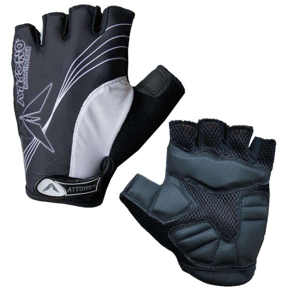 ATTONO Fahrradhandschuhe Atmungsaktive Sommer Fahrrad Handschuhe: Gel-Polster & Air Mesh