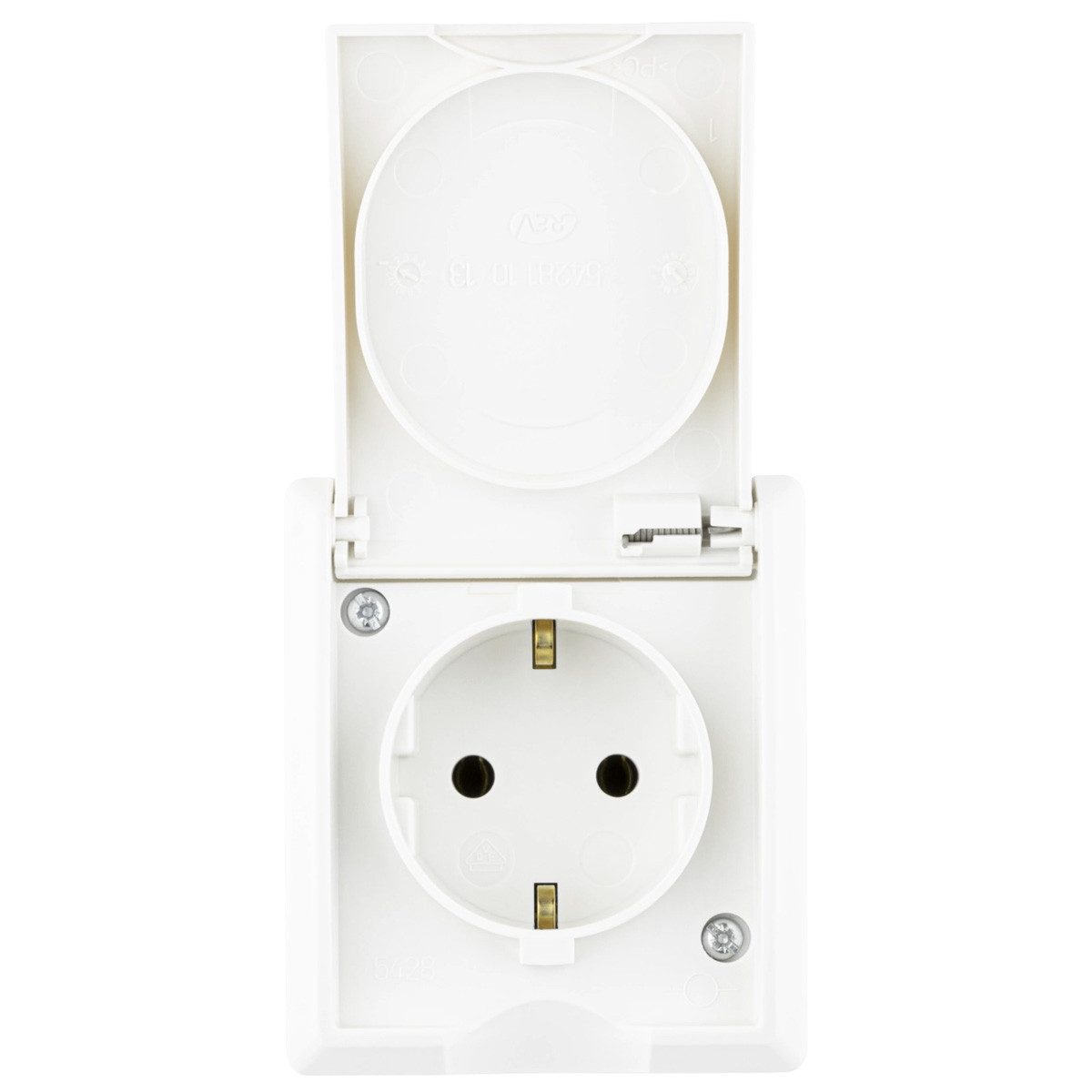 REV Ritter GmbH Aufputz-Steckdose Feuchtraum Steckdose REV RITTER AquaForm Aufputz weiß, 1-St.