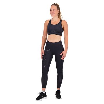 2xU Sporthose Kompressionshose lang Core Compression Tights (1-tlg) Kompressionsunterstützung für Adduktoren, Gesäß, Quadrizeps, Kniesehen und Wadenmuskeln