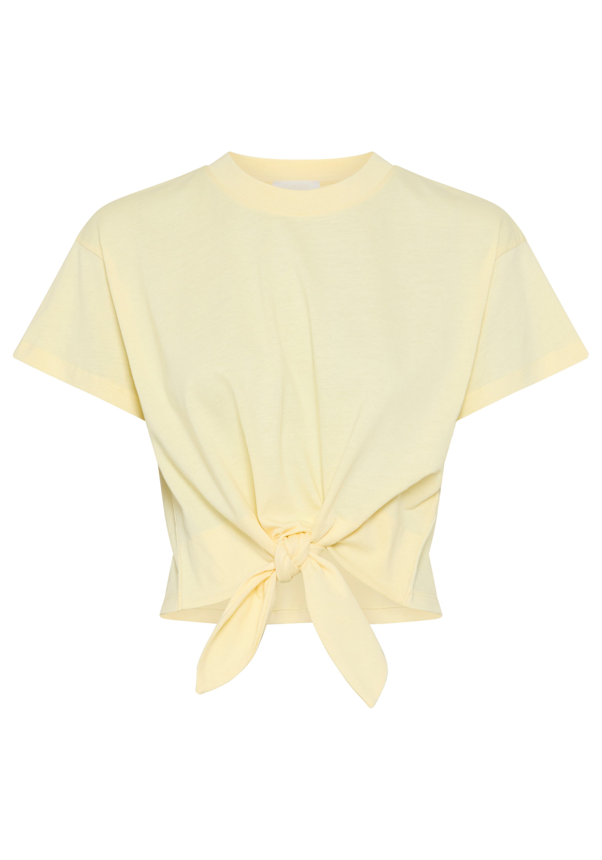 LeGer T-Shirt Tessy, LeGer by Lena Gercke mit Knoten-Detail, cropped