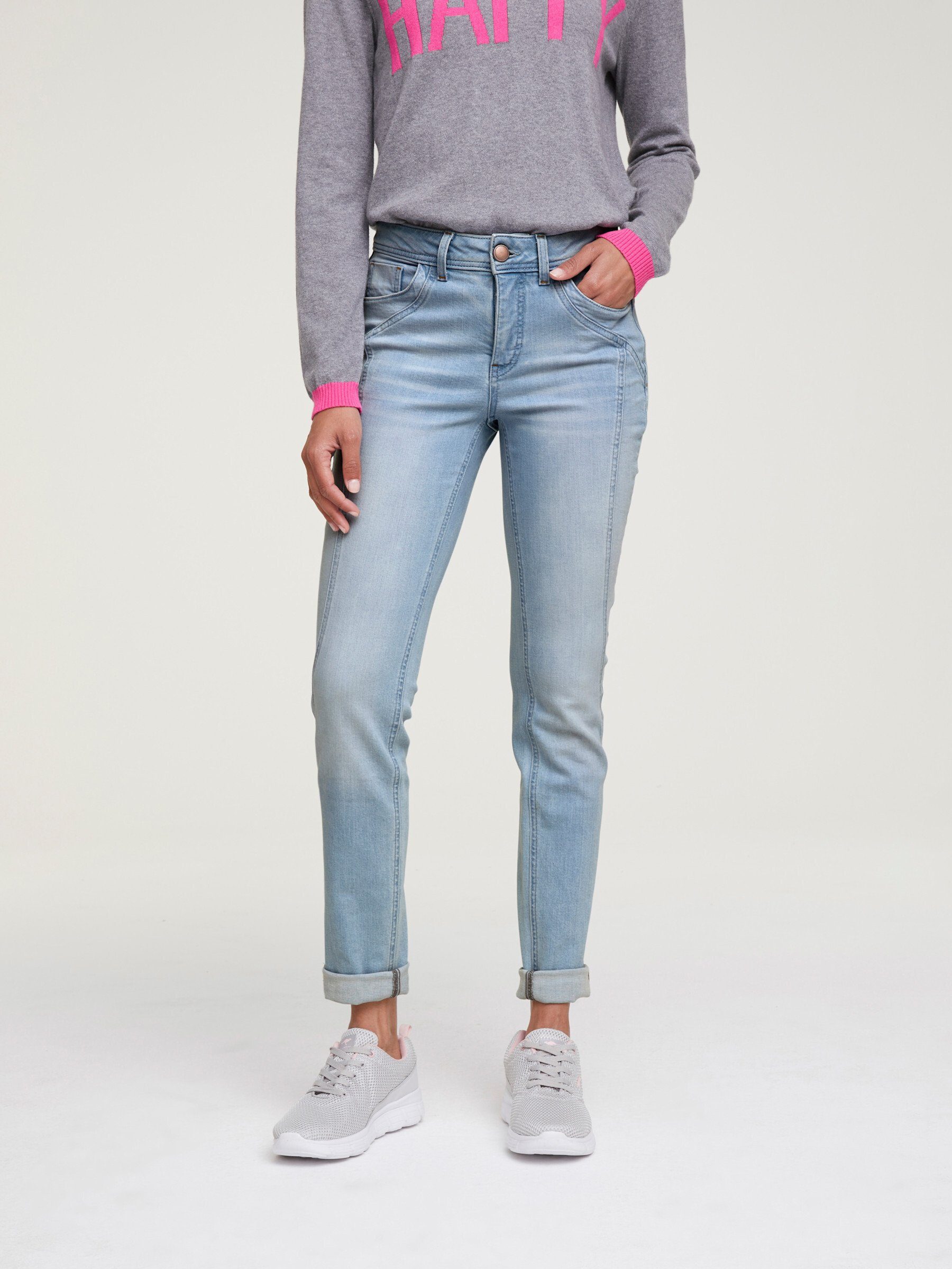 heine Bequeme Jeans bleached