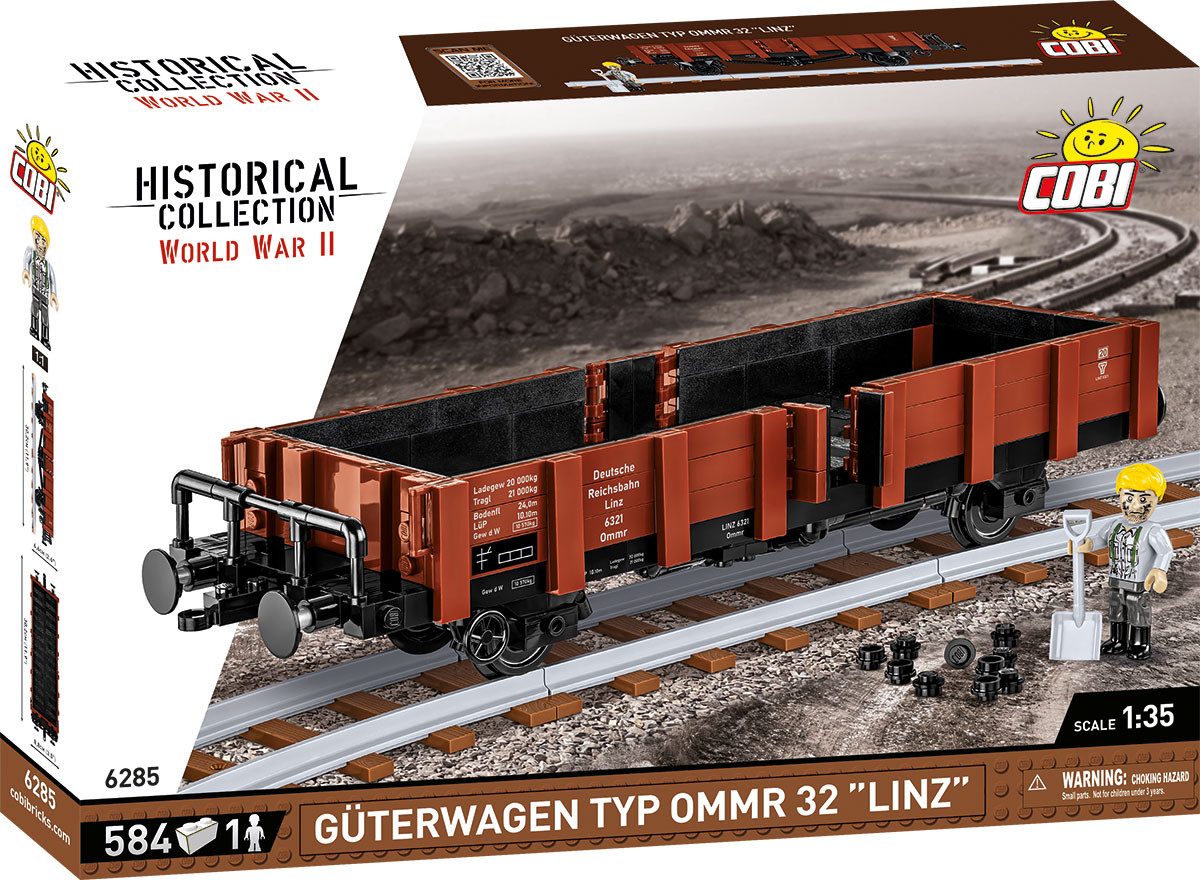 COBI 6285 Güterwagen Typ Ommr 43 “Linz” Cobi Spielbausteine
