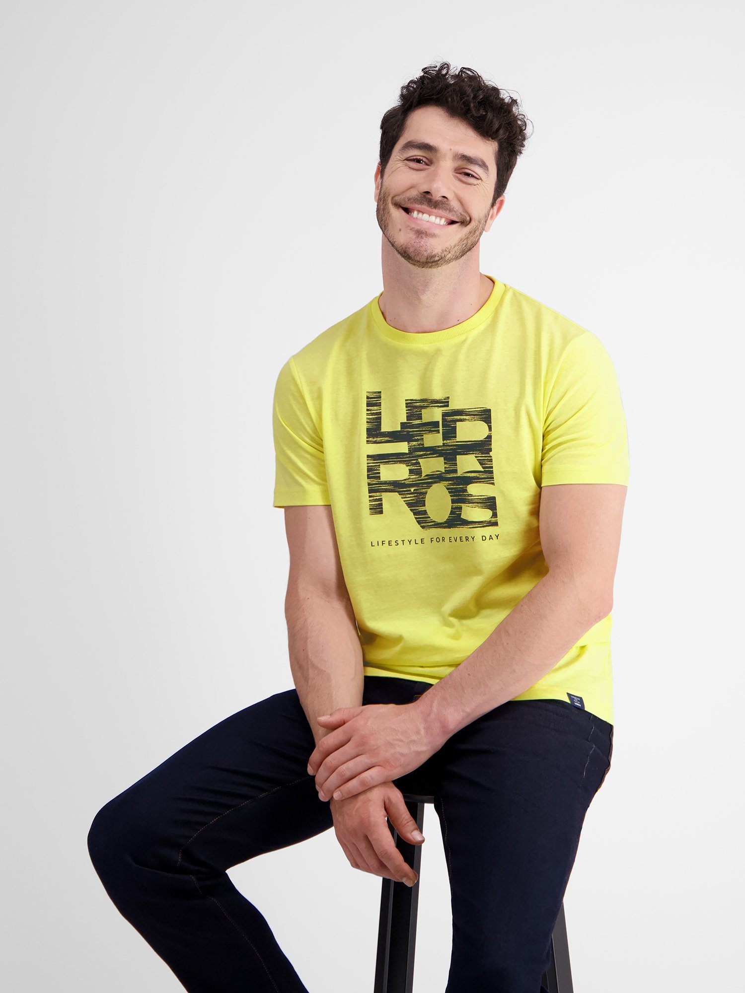 Günstiger Neuartikel LERROS T-Shirt LEMON LERROS Print LERROS T-Shirt PURE mit