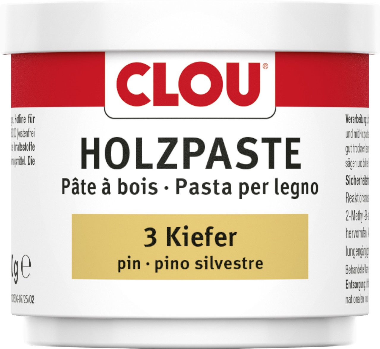 CLOU Clou Holzpaste 150 g kiefer Schutzwachs