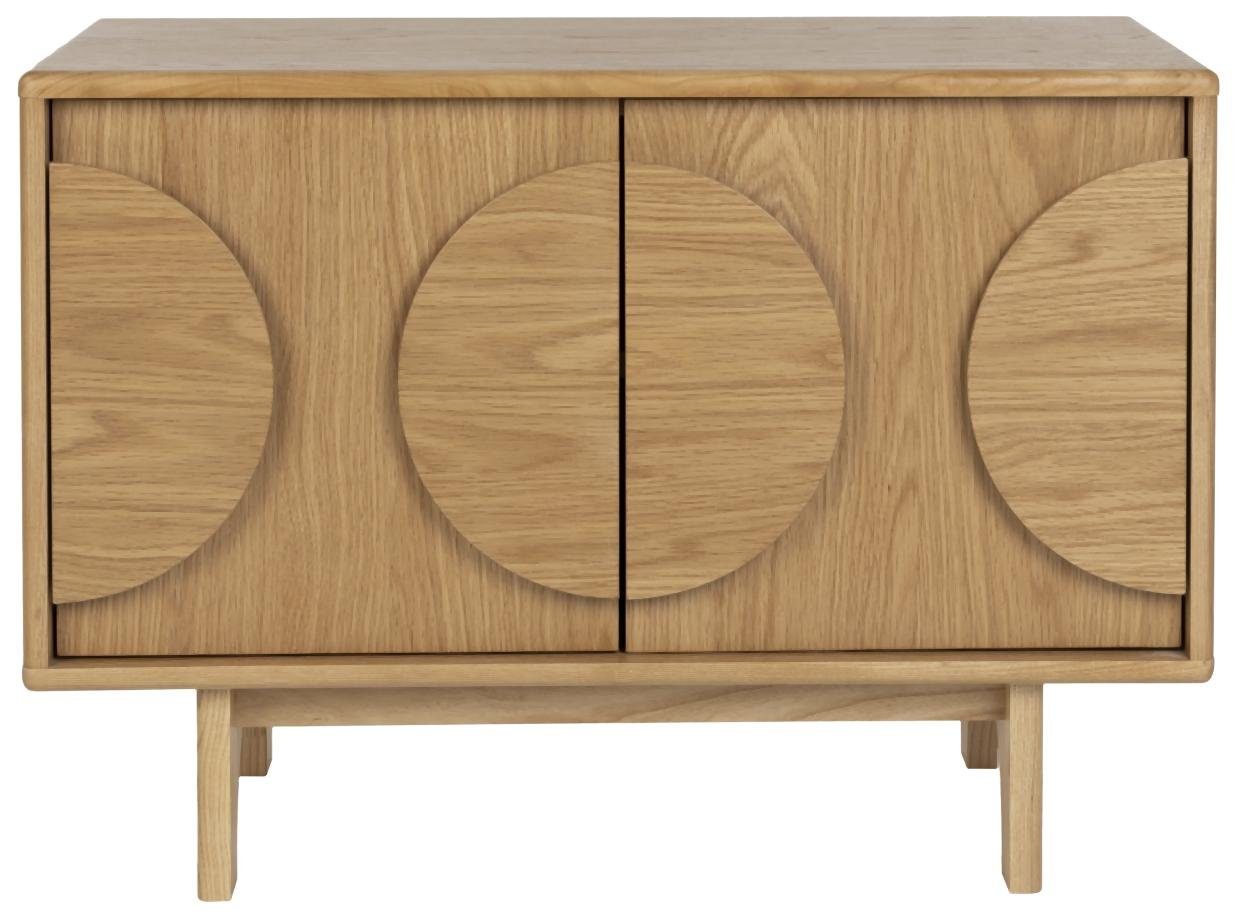 Zuiver Sideboard Sideboard GROOVE mit 2 Türen und Eichennfurnier von Zuiver