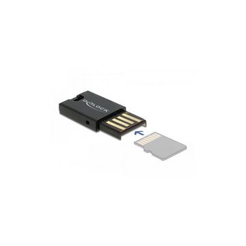Delock Speicherkartenleser USB 2.0 Card Reader für Micro SD Speicherkarten