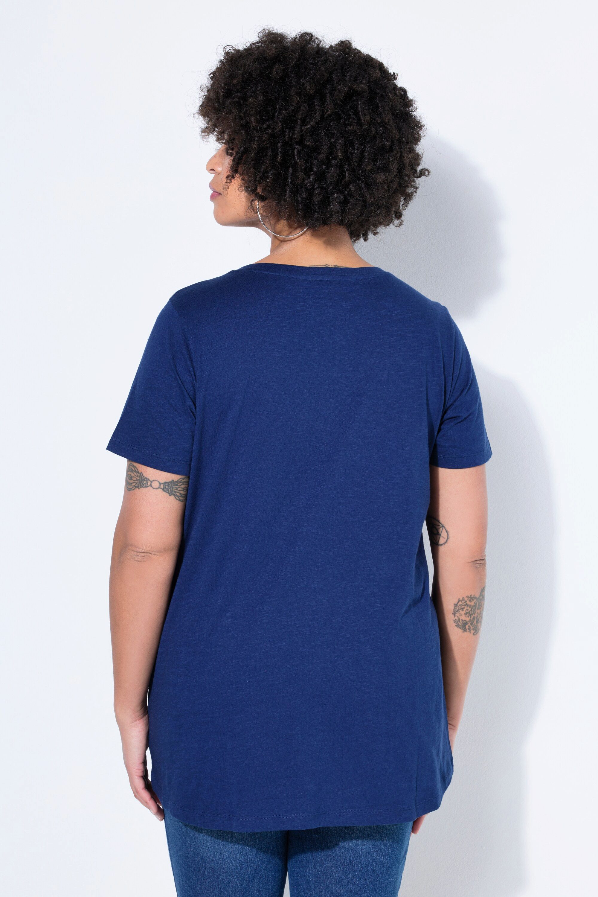 Angel of Style T-Shirt T-Shirt A-Linie Peace-Zeichen Halbarm