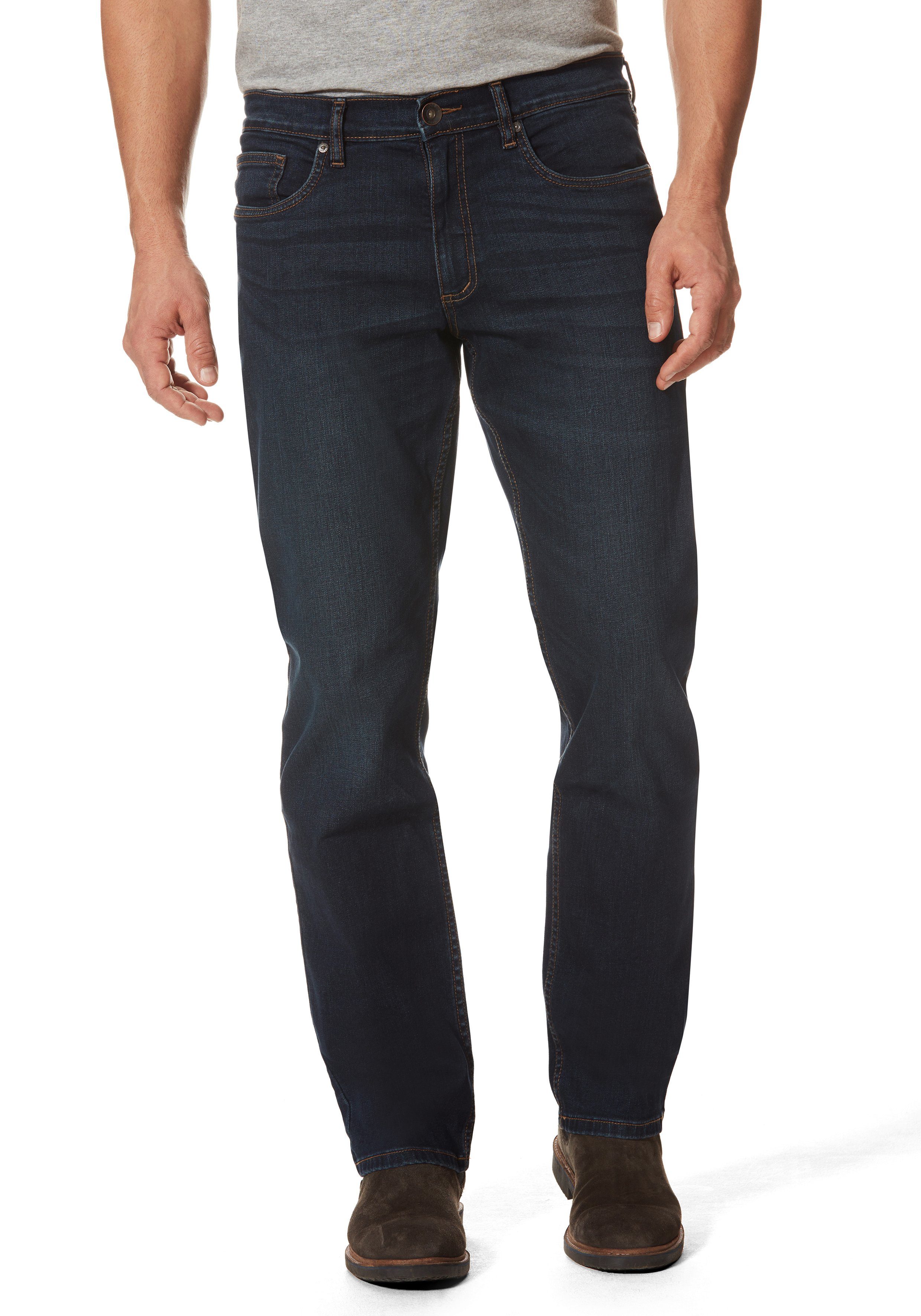 Tolles Schnäppchen Stooker Men Straight-Jeans Frisco Herren Jeans used blue Mid - Stretch Farben verschiedene